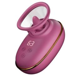 She.E.O Licking Pump morado con copa transparente
