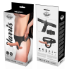 Harness attraction harris  doble penetración con vibracion 18  x 3.5cm - 6