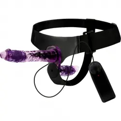 Harness attraction rodney doble penetración vibrador 18 x 3.5cm Harness attraction rodney doble penetración vibrador 18 x 3.5cm