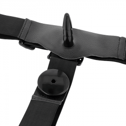 Harness attraction rodney doble penetración vibrador 18 x 3.5cm