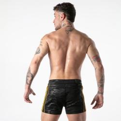 Short Locker Gear negro con camuflaje, vista posterior