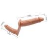 Medidas del doble dildo: 135 y 102 mm