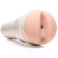 Fleshlight Violet Myers Ahegao, vista lateral de la funda y la carcasa