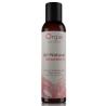 Vista frontal del frasco Orgie All-Natural Strawberry con etiqueta rosa