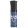 Vista frontal del frasco azul Orgie Greek Kiss de 50 ml con tapa negra