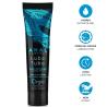Tubo Orgie Anal Comfort de 100 ml con diseño azul e iconos de gel híbrido