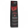 Caja negra del set Orgie Sexy Therapy Strawberry de 100 ml con antifaz rojo dibujado