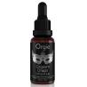 Frasco Orgie Orgasm Drops Intense de 30 ml con etiqueta negra y plateada