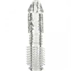 Sevencreations funda para el pene silicona texturizada