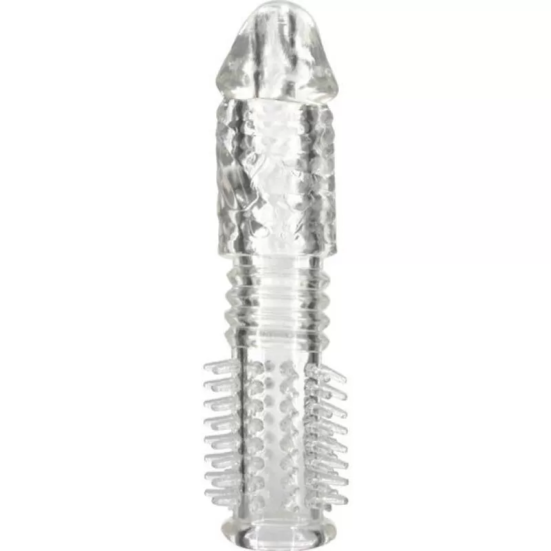 Sevencreations funda para el pene silicona texturizada