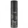 Frasco negro Orgie Sexy Vibe High Voltage con antifaz gris, vista frontal