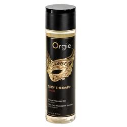Frasco de Orgie Sexy Therapy Amor 200 ml con tapón negro, visto en perspectiva