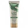Vista frontal del tubo de Orgie Lube Tube Nature 150 ml con tapón dorado