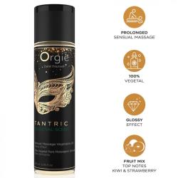 Orgie Tantric Celestial Scent 200 ml: frasco e información del aceite de masaje