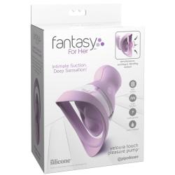 Caja de Fantasy For Her Veloura Touch Pleasure Pump morada