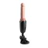 King cock plus - thrusting cock pro dildo de silicona con empuje vibración y calor light 12,7 cm