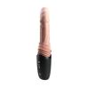 King cock plus - thrusting cock pro dildo de silicona con empuje vibración y calor light 12,7 cm