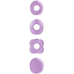Cuatro cabezales intercambiables de Satisfyer Pro 2 Generation 4 amatista