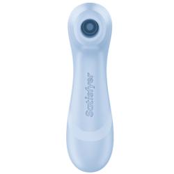 Vista frontal de Satisfyer Pro 2 Generation 4 azul sereno