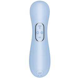 Parte posterior y botones de Satisfyer Pro 2 Generation 4 azul sereno