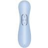 Parte posterior y botones de Satisfyer Pro 2 Generation 4 azul sereno