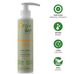 Orgie BIO Chamomile 100 ml con dosificador e iconos informativos