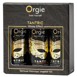 Caja Orgie Tantric Mini Size Collection con tres aceites de 30 ml