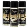 Los tres frascos del set Orgie Sexy Therapy Mini Size Collection
