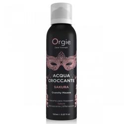 Vista frontal del aerosol Orgie Acqua Croccante Sakura 150 ml