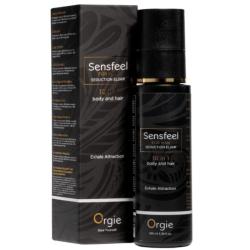 Loción Orgie Sensfeel para hombre 100 ml junto a su caja