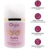 Orgie Hydra Intima 50 ml con iconos informativos