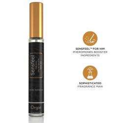 Orgie Sensfeel eau de toilette para hombre 10 ml con iconos informativos