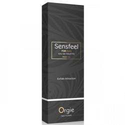 Caja negra de Orgie Sensfeel eau de toilette para hombre 10 ml