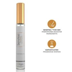 Orgie Sensfeel eau de toilette para mujer 10 ml con iconos informativos