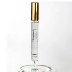 Frasco de viaje de Orgie Sensfeel para mujer 10 ml con tapón dorado