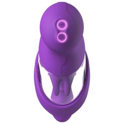 Veloura Touch G-Spot desde arriba con dos botones circulares