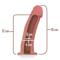 Intense - arnés hueco con dildo 16 x 3 cm Intense - arnés hueco con dildo 16 x 3 cm