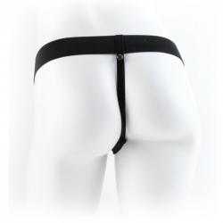 Fetish fantasy series 7" hollow strap-on with balls 17.8cm natural