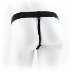 Fetish fantasy series 9" hollow strap-on with balls 22.9cm natural