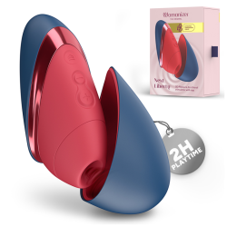 Womanizer Next Liberty azul y rojo de lado