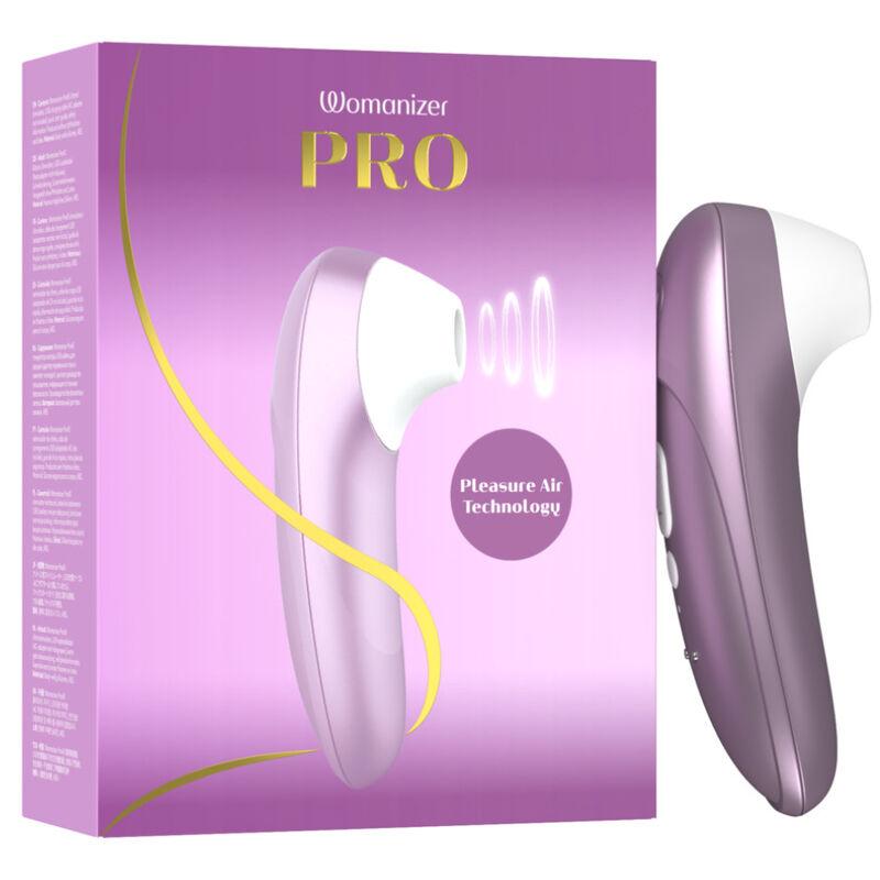 Womanizer Pro lila con su caja