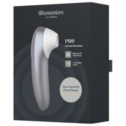 Womanizer Pro gris plateado caja