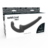 Addicted toys dildo con arnés sin sujección negro - 5