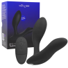 We-Vibe Vector+ masajeador de próstata negro, imagen 1 del juguete, su caja y su contenido