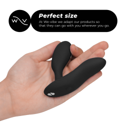 We-Vibe Vector+ masajeador de próstata negro, imagen 4 del juguete, su caja y su contenido