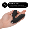 We-Vibe Vector+ masajeador de próstata negro, imagen 4 del juguete, su caja y su contenido