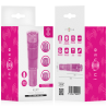 Caja del Intense Kurt rosa Pocket Massager por delante y por detrás