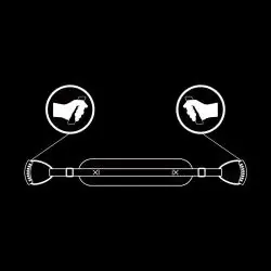 Fetish submissive arnés para hacerlo estilo perrito con forro de nopreno Fetish submissive arnés para hacerlo estilo perrito con forro de nopreno