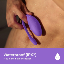 We-vibe - jive lite vibrador huevo ponible con control por aplicación púrpura