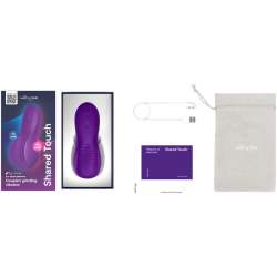 We-vibe - shared touch vibrador para parejas de doble cara púrpura